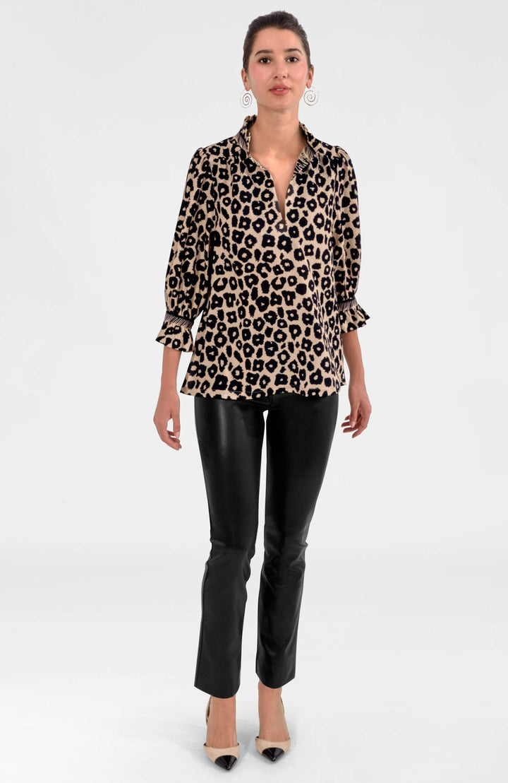 Gretchen Scott Ruffneck Tunic - Me Jane