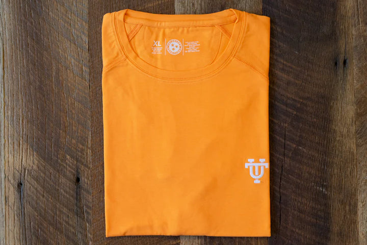 Volunteer Traditions Interlocking UT Active Tee- Orange