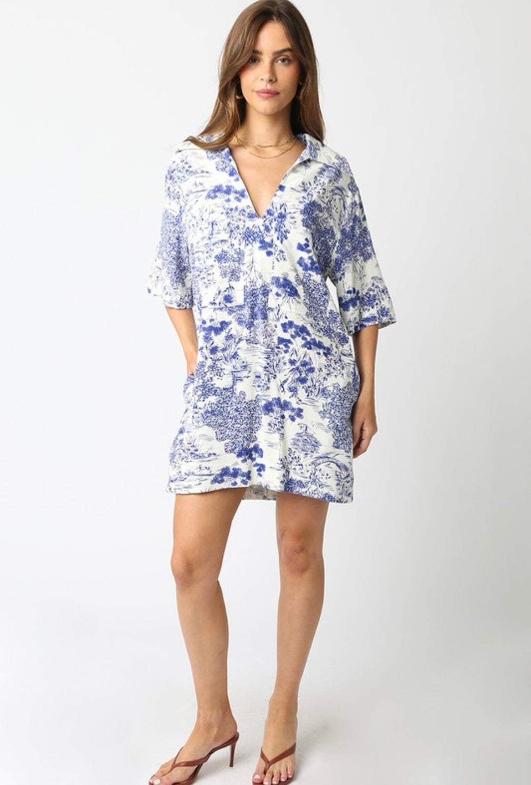 Chinoiserie Shift Dress