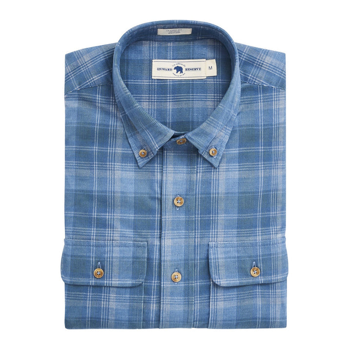 Onward Reserve Conon Corduroy Shirt - Smoke Pine