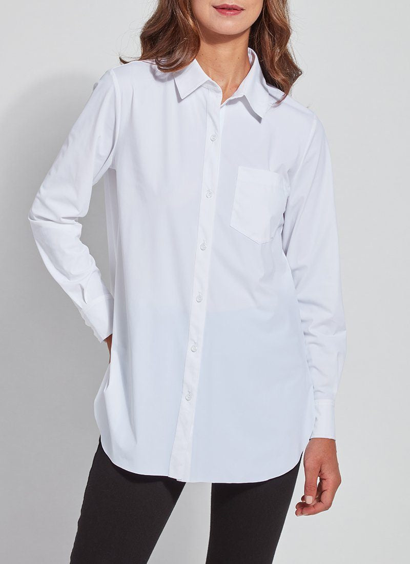 Lysse Schiffer Button Down Blouse - White