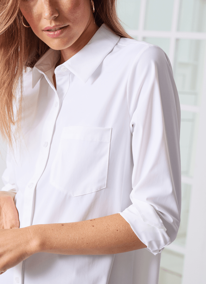 Lysse Schiffer Button Down Blouse - White