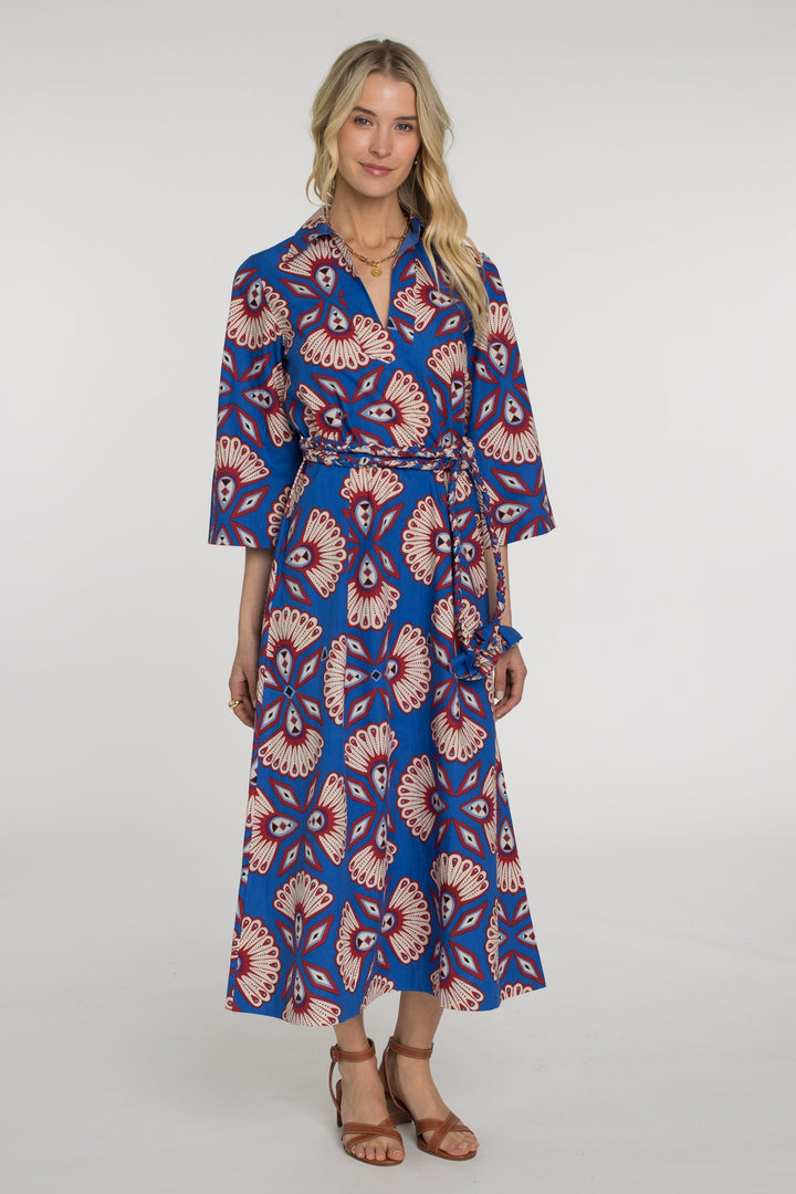 Elizabeth James Talia Dress - Sapphire Feather