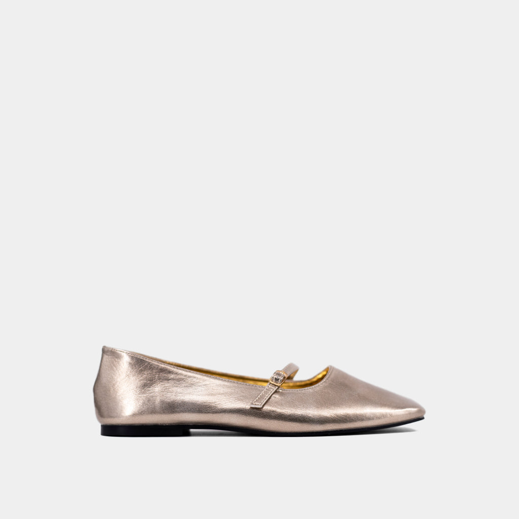 Shushop Adele Ballet Flat- Golden