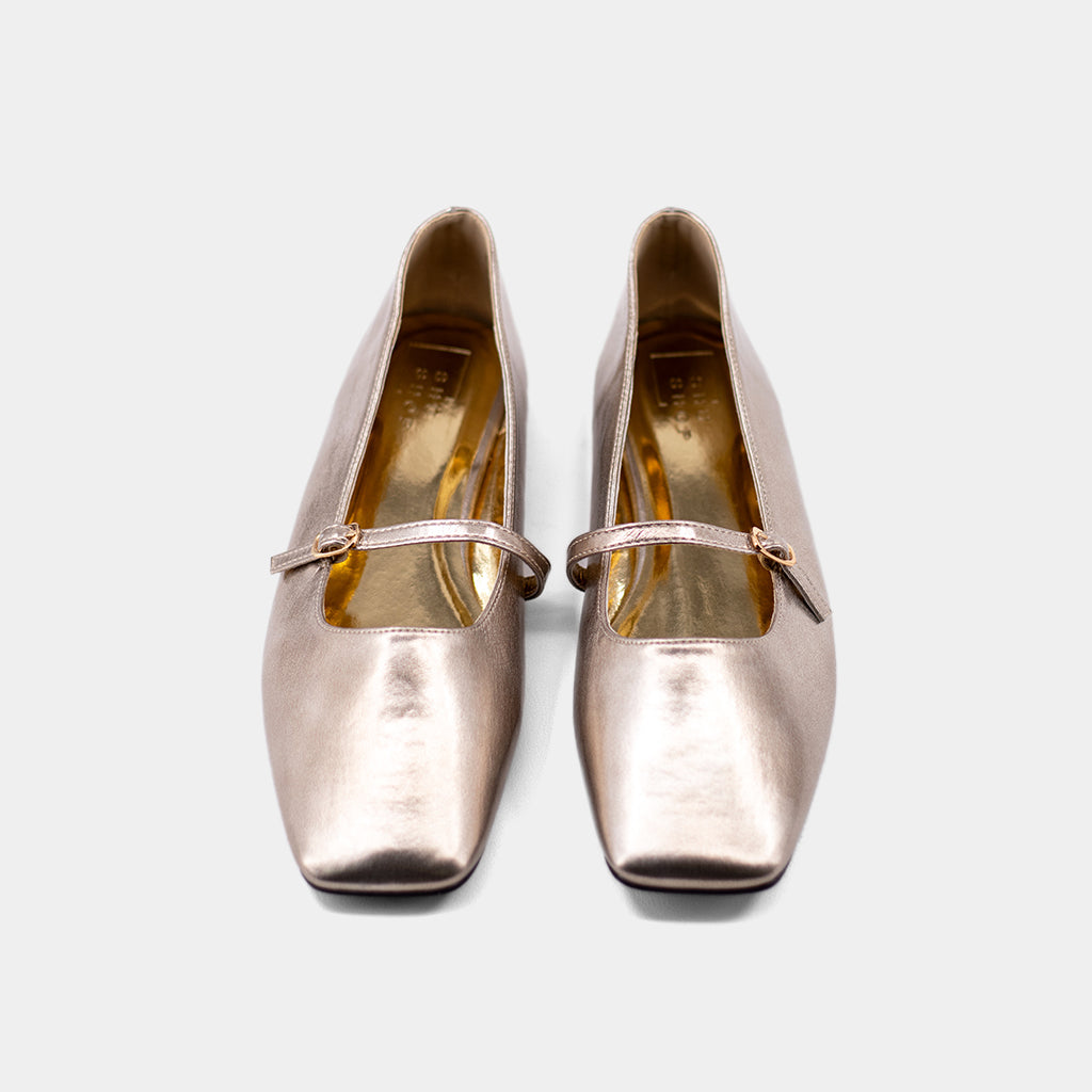 Shushop Adele Ballet Flat- Golden