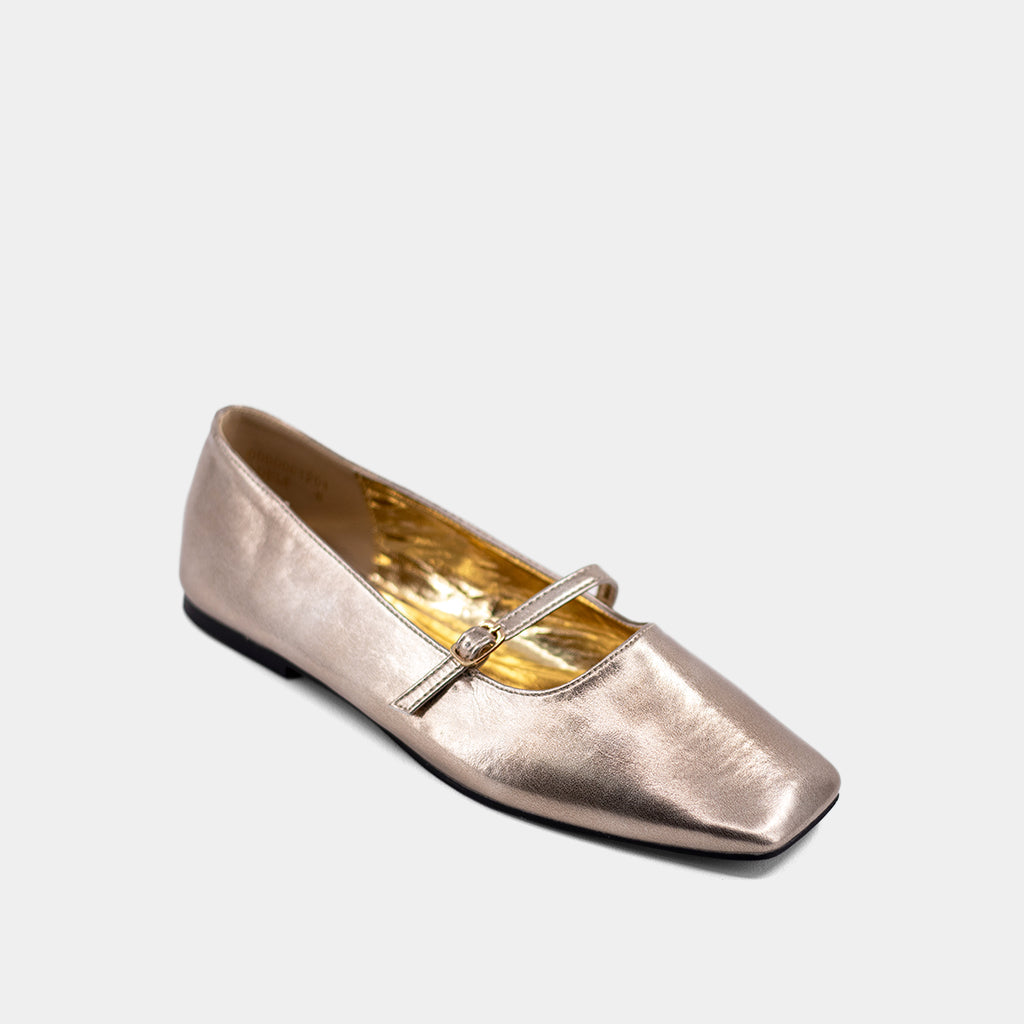 Shushop Adele Ballet Flat- Golden