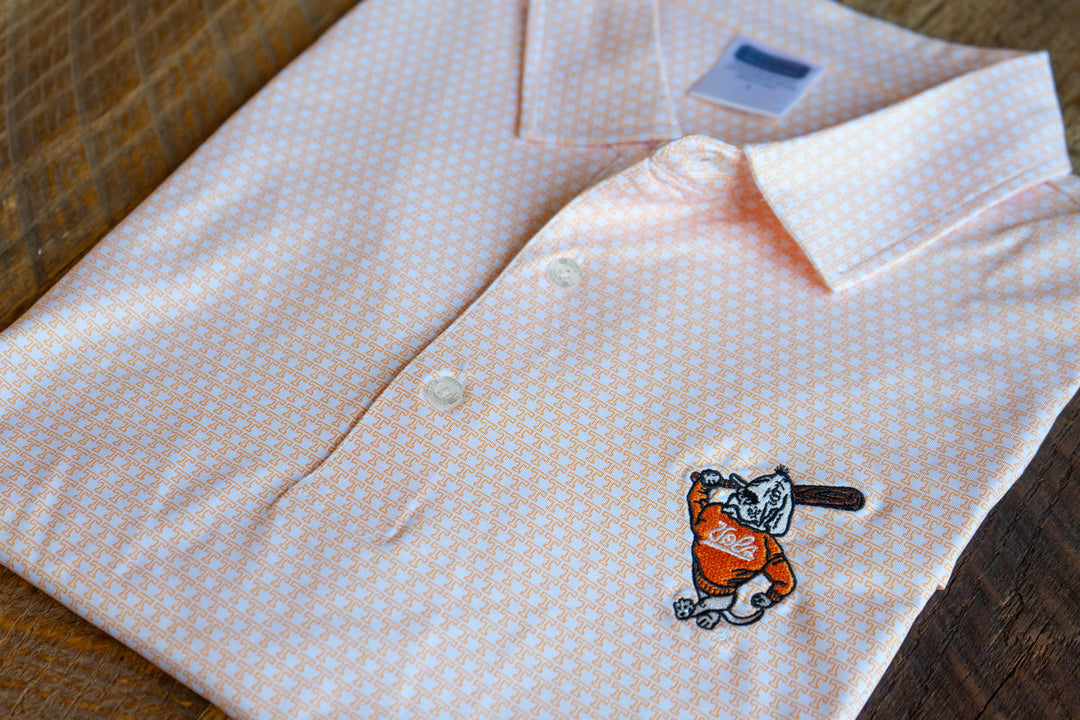 Volunteer Traditions Baseball Smokey All T Polo- White