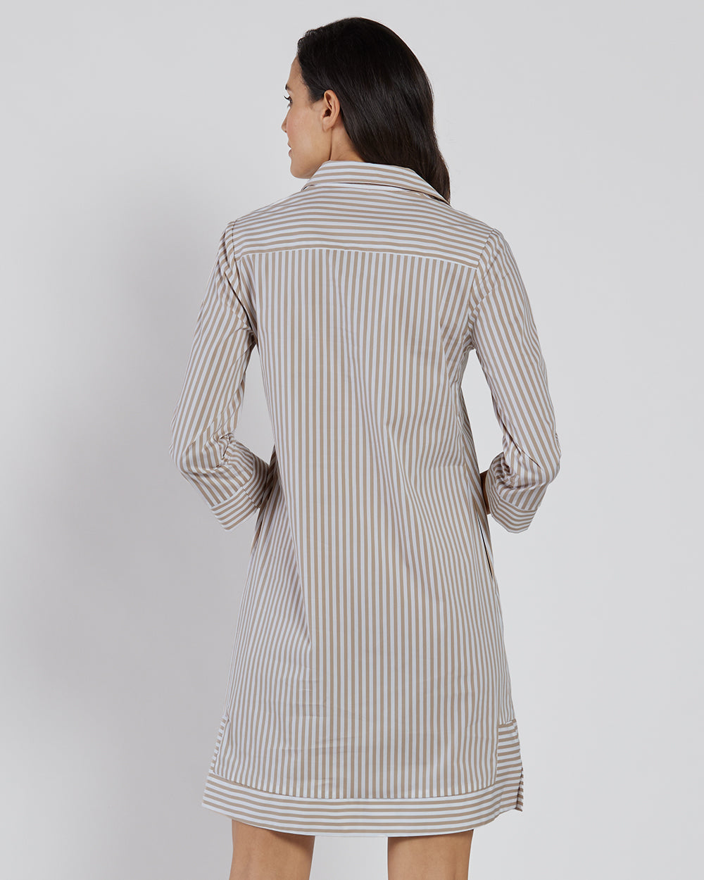 Jude Connally Finley Dress- Cotton Stripe Sand