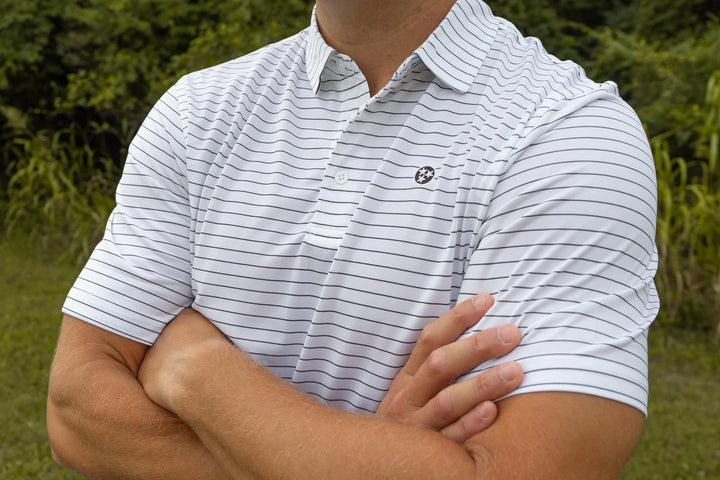 Volunteer Traditions - Tristar Wide Stripe Polo