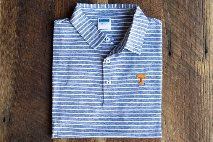 Volunteer Traditions Power T Stripe Polo