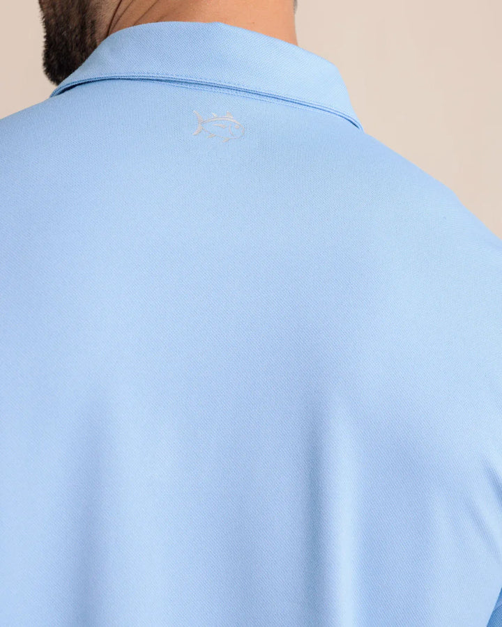 Southern Tide Belfair Polo- Cerulean Blue