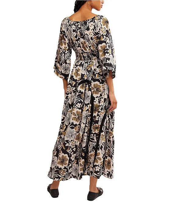 Free People Printed Dixie Maxi Dress